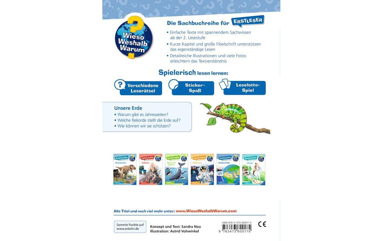 Ravensburger Kinder-Sachbuch WWW Erstleser: Unsere Erde Band 5