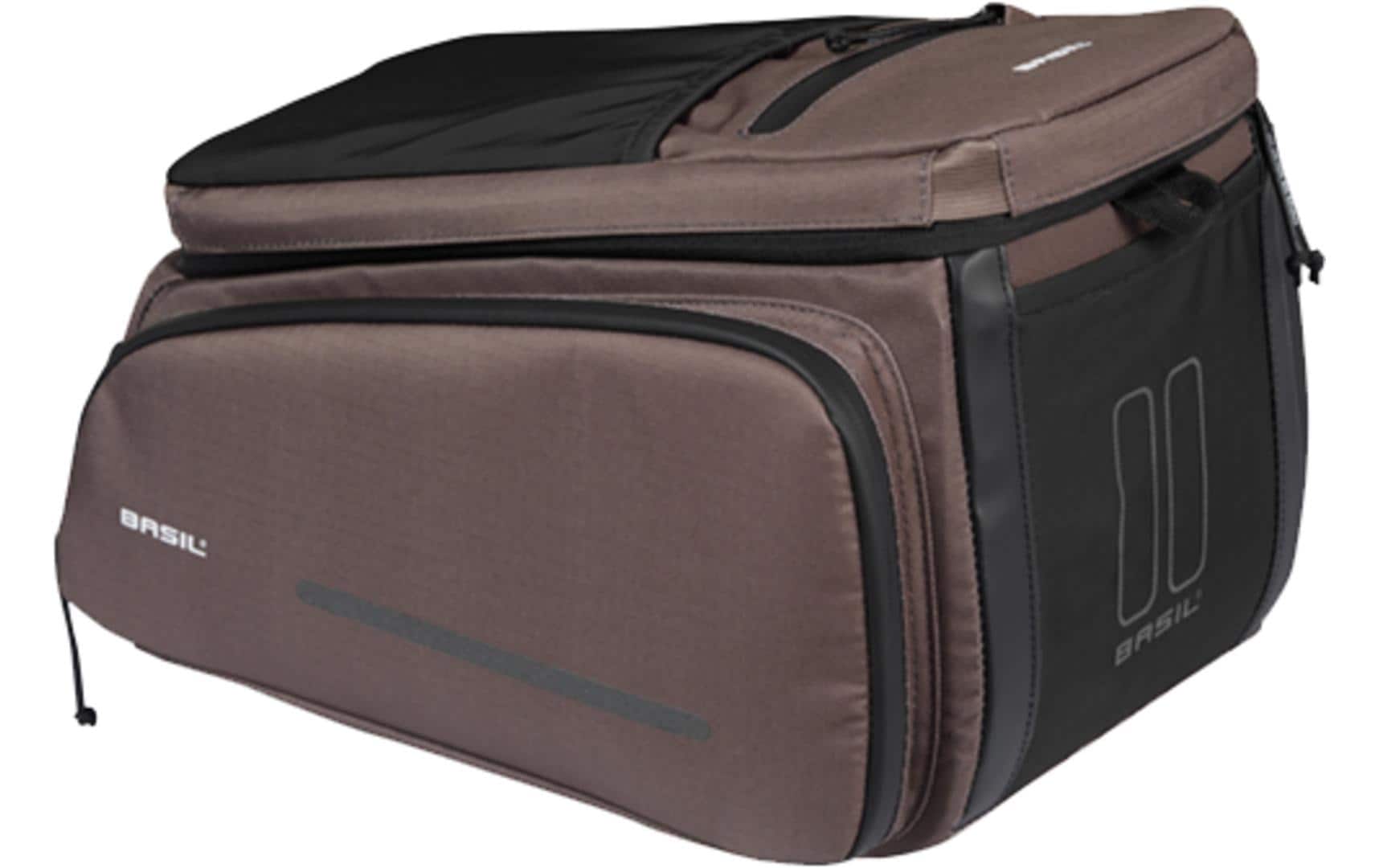 BASIL Gepäckträgertasche Move MIK 10-26 l, braun