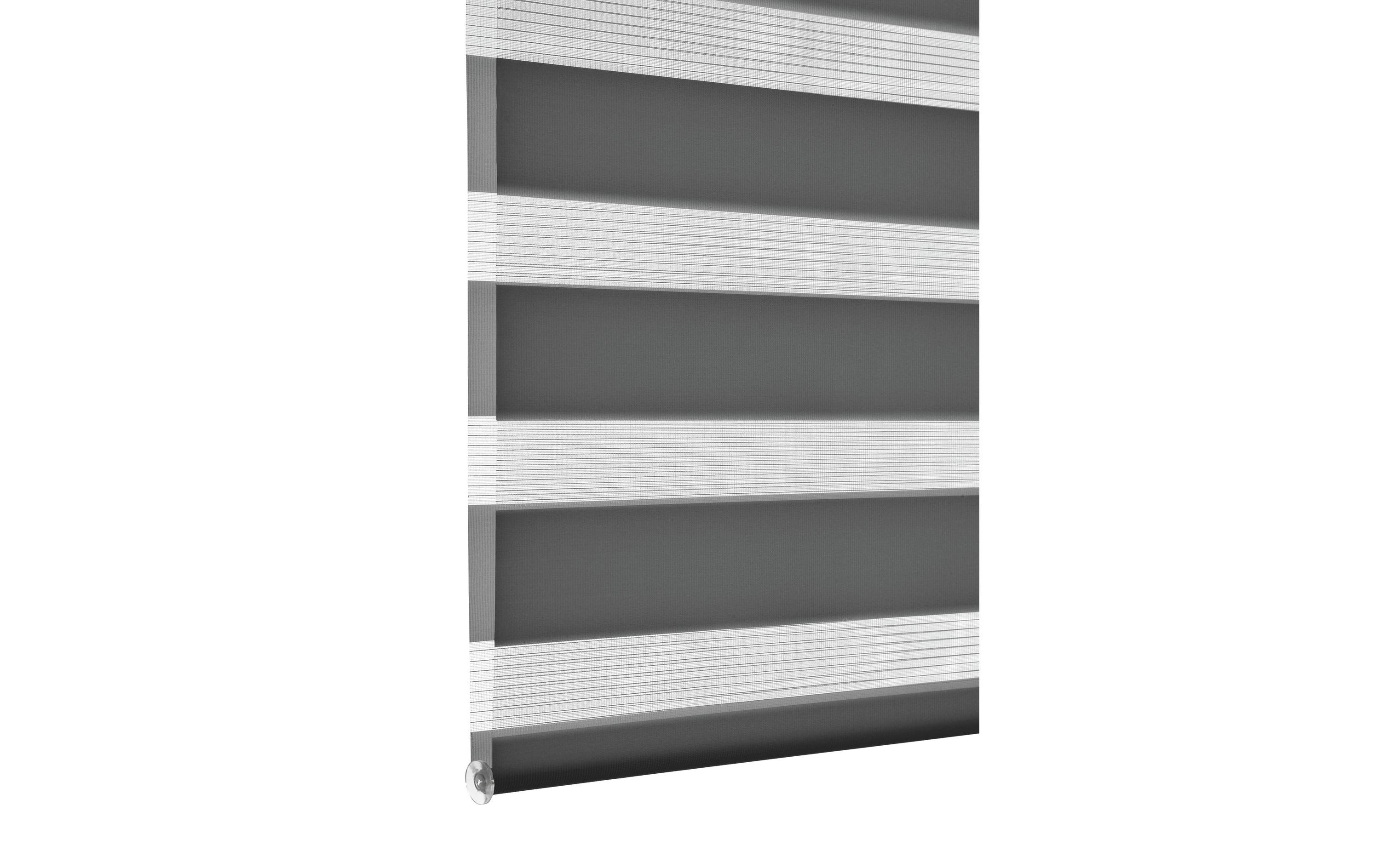 Gardinia Doppelrollo Easyfix 45 x 150 cm, Anthrazit