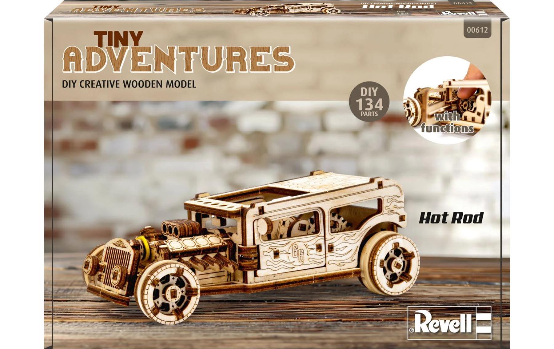 Revell Tiny Adventures – Hot Rod Holzbausatz Revell Tiny Adventures – Hot Rod Holzbausatz