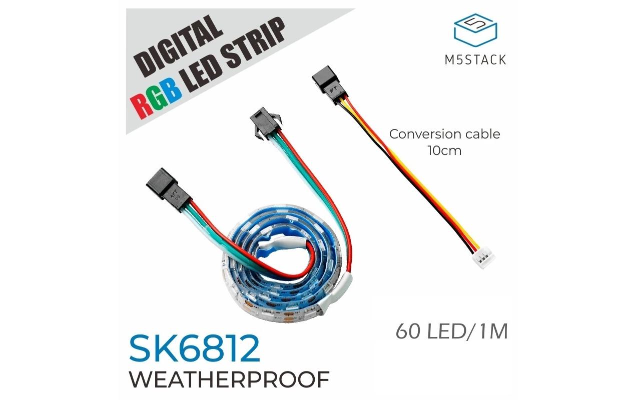 M5Stack LED Stripe Digitale RGB LED Streife SK6812 1 m