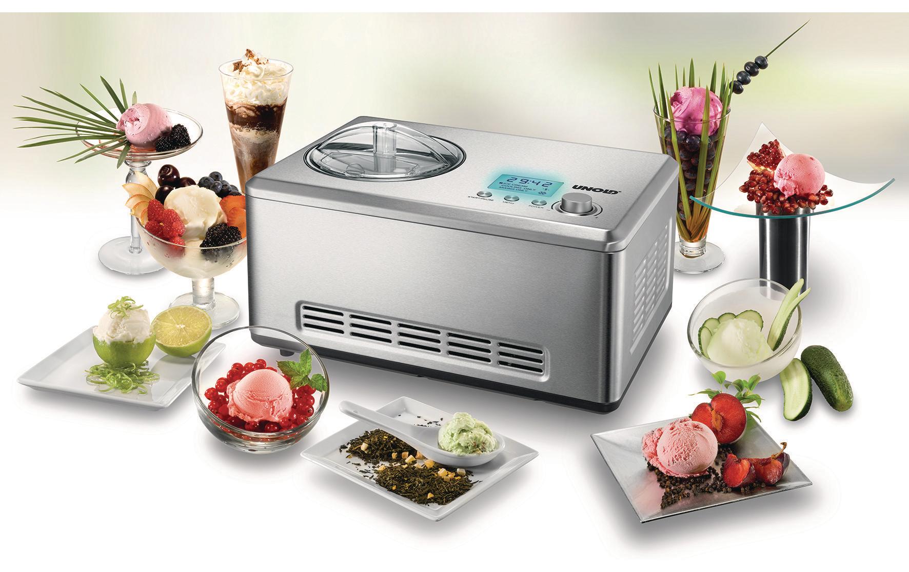 Unold Glacemaschine Nobile 2 l, Silber