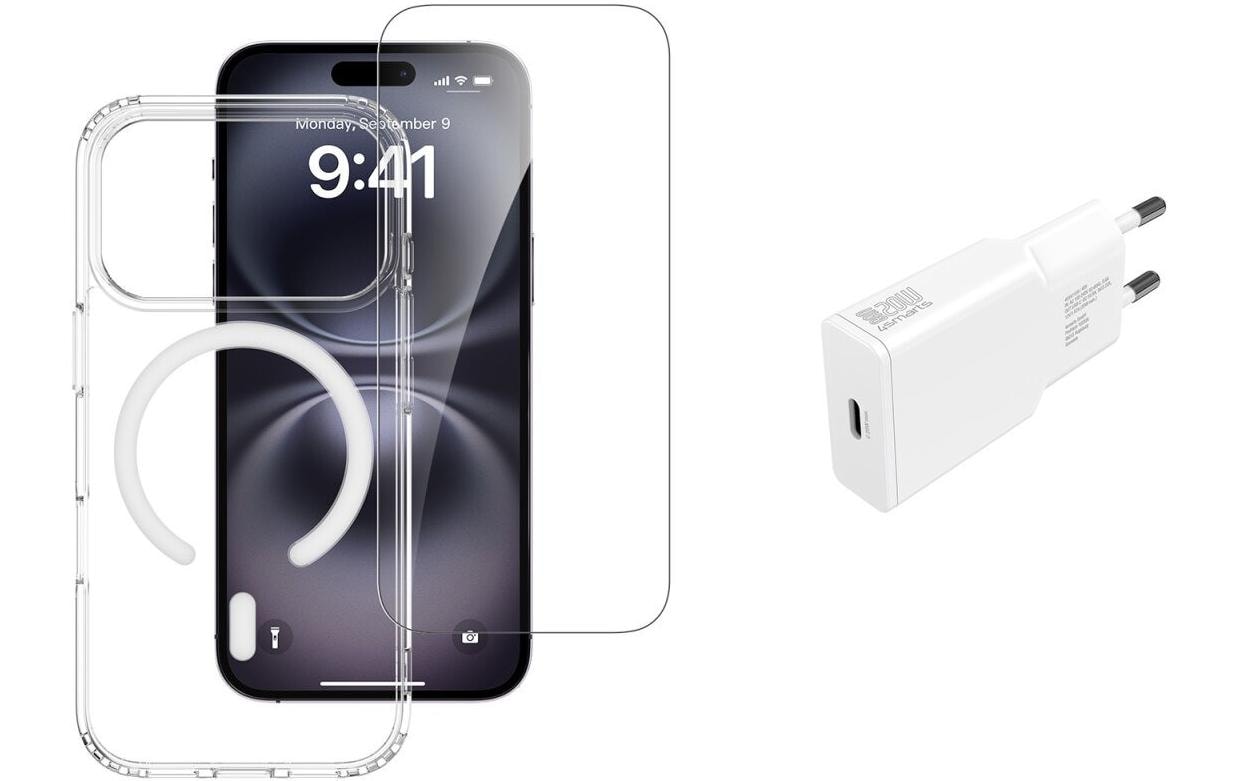 4smarts Back Cover 3in1 Starter Set MagSafe für iPhone 17 Pro 4smarts Back Cover 3in1 Starter Set MagSafe für iPhone 17 Pro