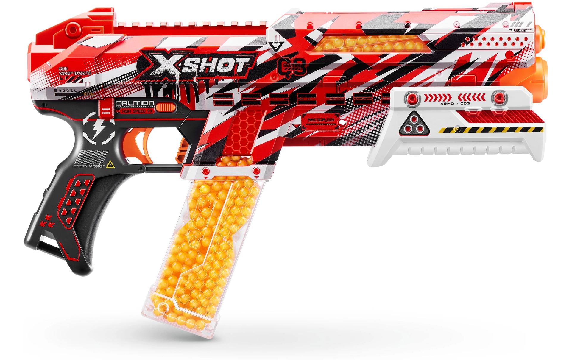X-Shot Hyper Gel Clutch Blaster mit Gel-Kugeln – EN71 Series 1