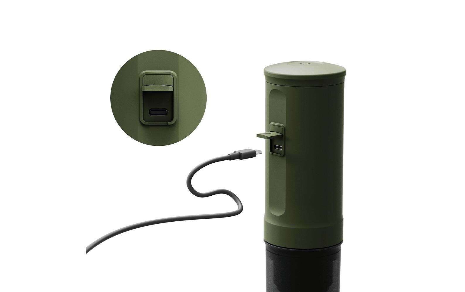 OUTIN Reisekaffeemaschine Nano Waldgrün