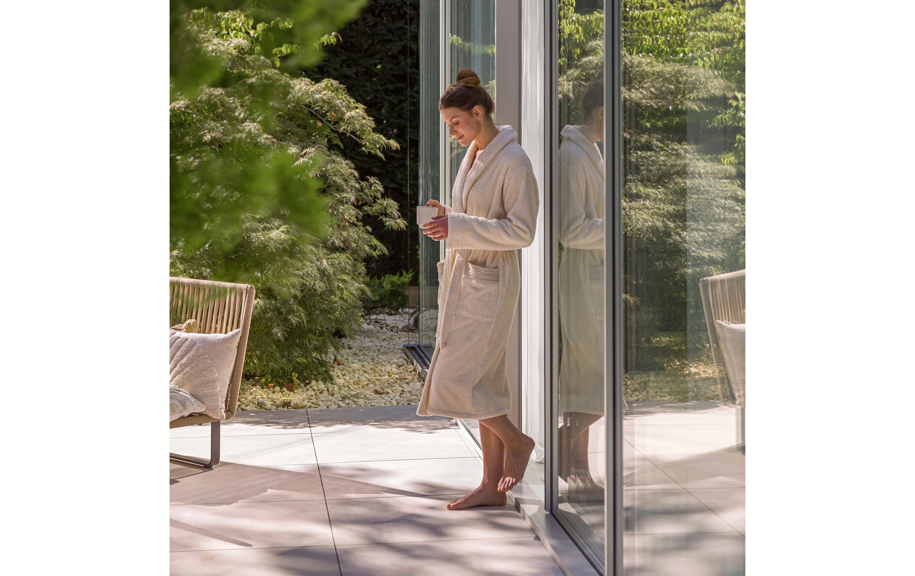 Möve Bademantel Wellness XXL, Nature