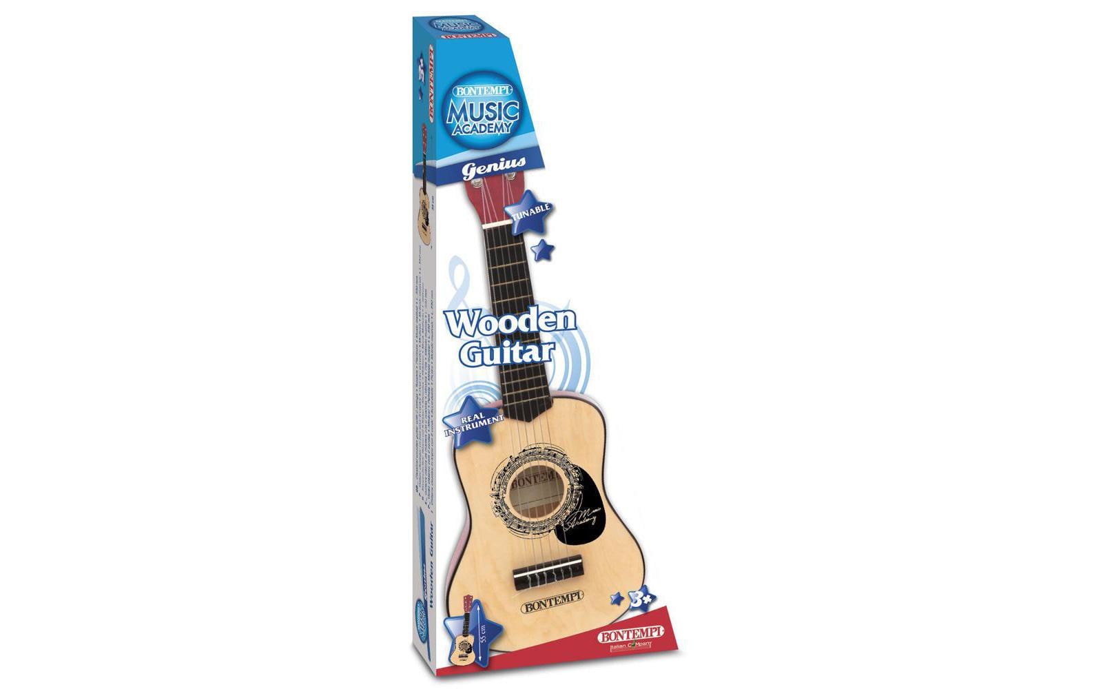 Bontempi Musikinstrument Holzgitarre 6 Saiten