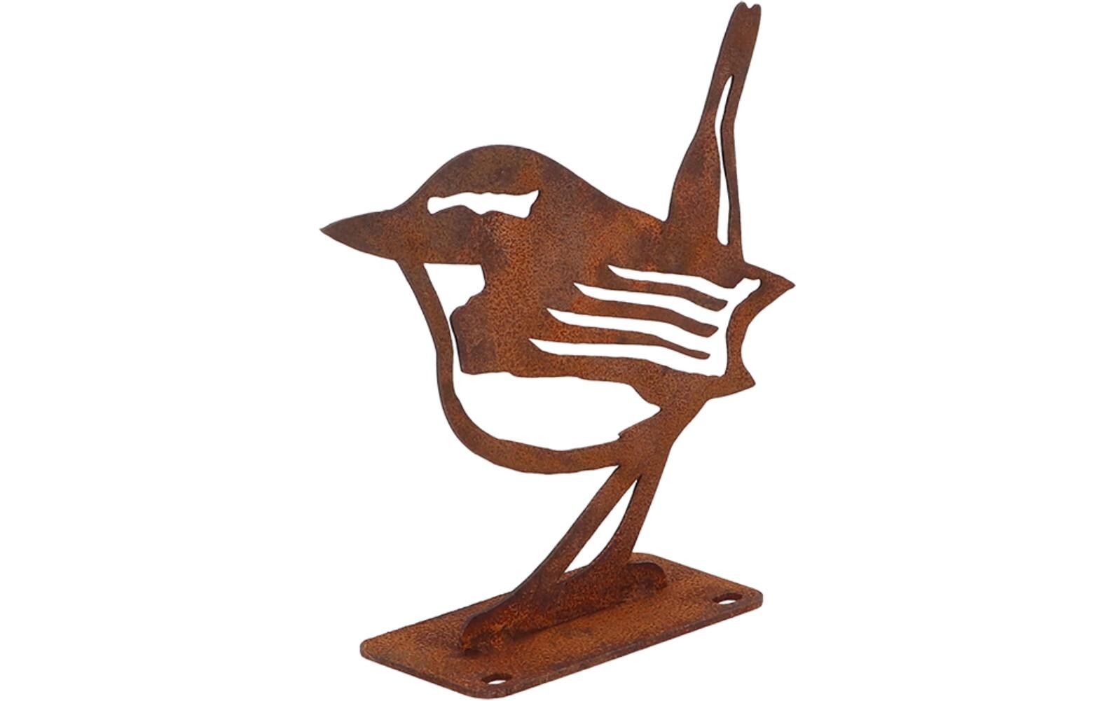 Esschert Design Dekofigur Zaunkönig Rostbraun