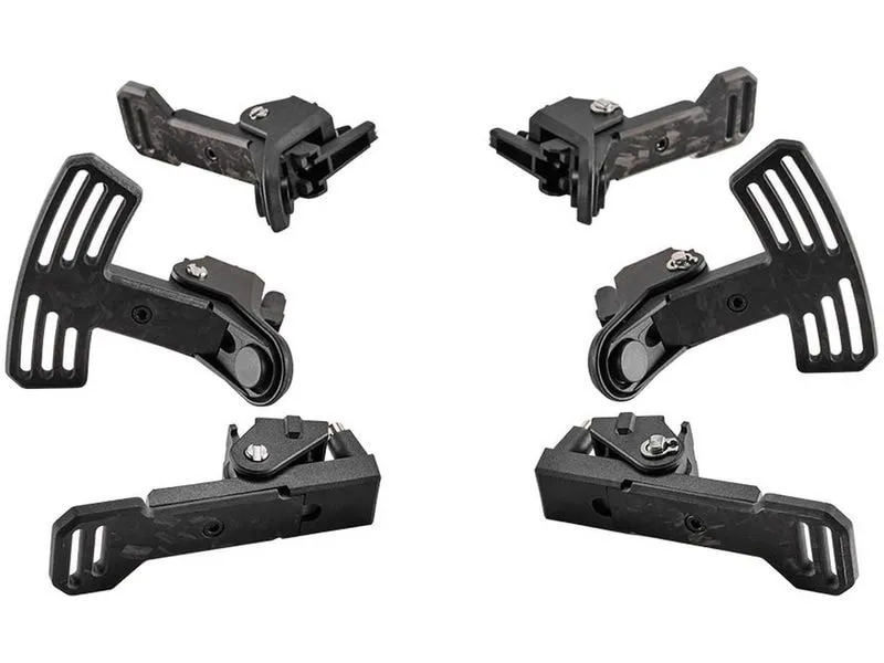 Asetek Racing Paddle Shifter Kit Carbon Schwarz