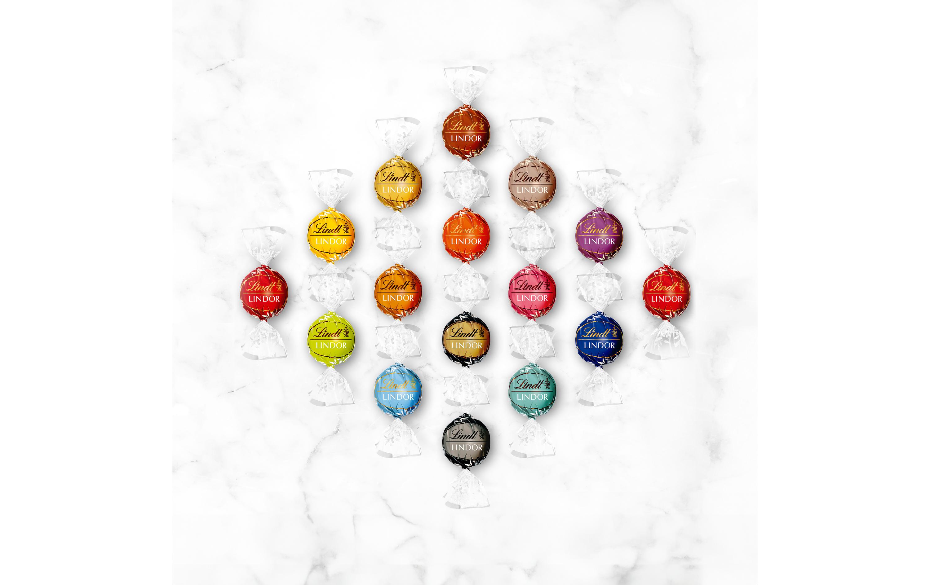 Lindt Schokoladen-Pralinen Lindor Kugeln Stracciatella 1000 g Lindt Schokoladen-Pralinen Lindor Kugeln Stracciatella 1000 g