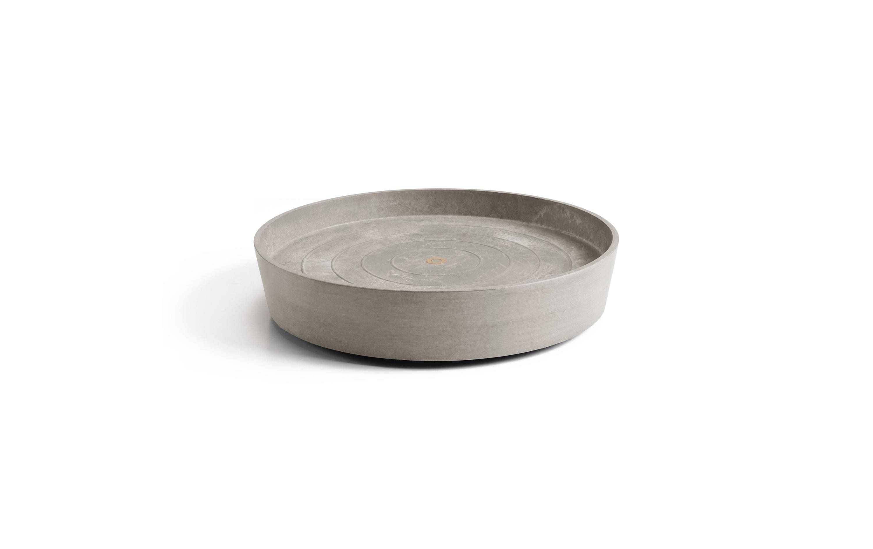 Ecopots Unterteller Saucer Wheels Ø 41 cm Taupe
