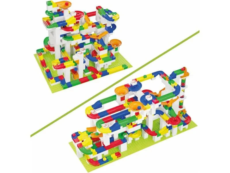 Hubelino Kugelbahn Baukasten Mega 585 Teile Hubelino Kugelbahn Baukasten Mega 585 Teile