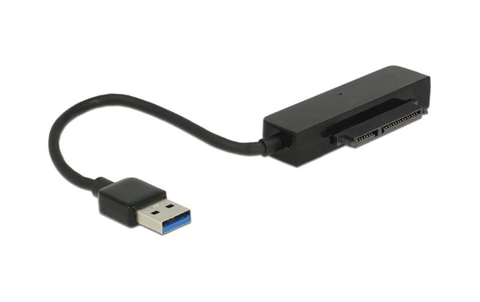 Delock Adapterkabel USB 3.0 Typ-A - SATA 22-Pin mit Schutzhülle Delock Adapterkabel USB 3.0 Typ-A - SATA 22-Pin mit Schutzhülle