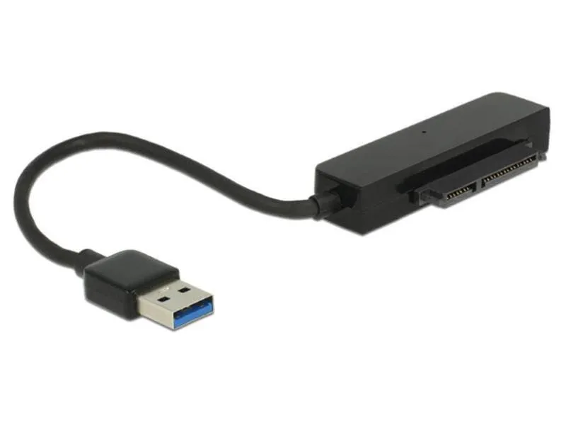 Delock Adapterkabel USB 3.0 Typ-A - SATA 22-Pin mit Schutzhülle