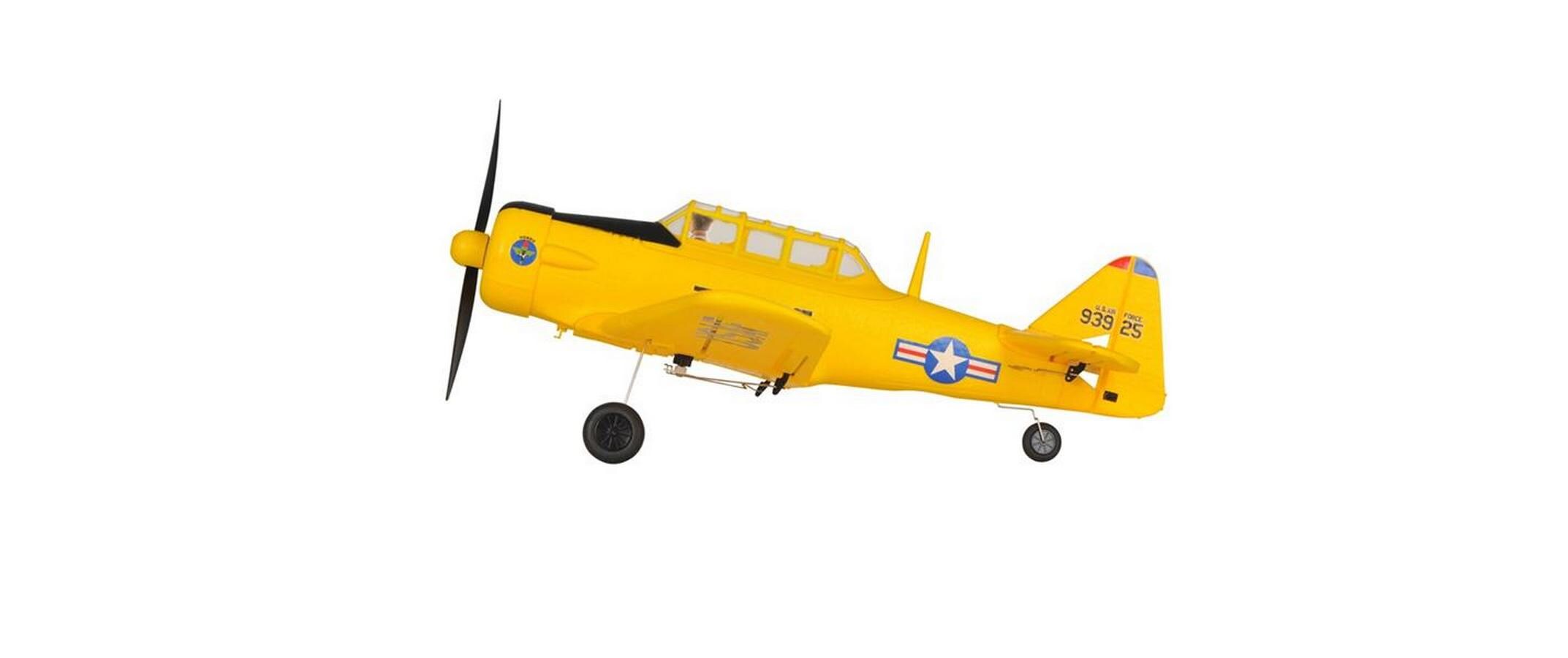 TOP-RC Warbird Mini AT-6 450 mm, Gelb, RTF TOP-RC Warbird Mini AT-6 450 mm, Gelb, RTF