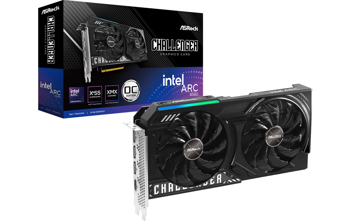 ASRock Grafikkarte Intel Arc B580 Challenger 12 GB OC