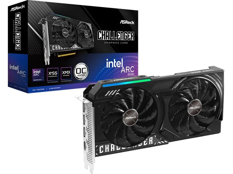 ASRock Grafikkarte Intel Arc B580 Challenger 12 GB OC ASRock Grafikkarte Intel Arc B580 Challenger 12 GB OC