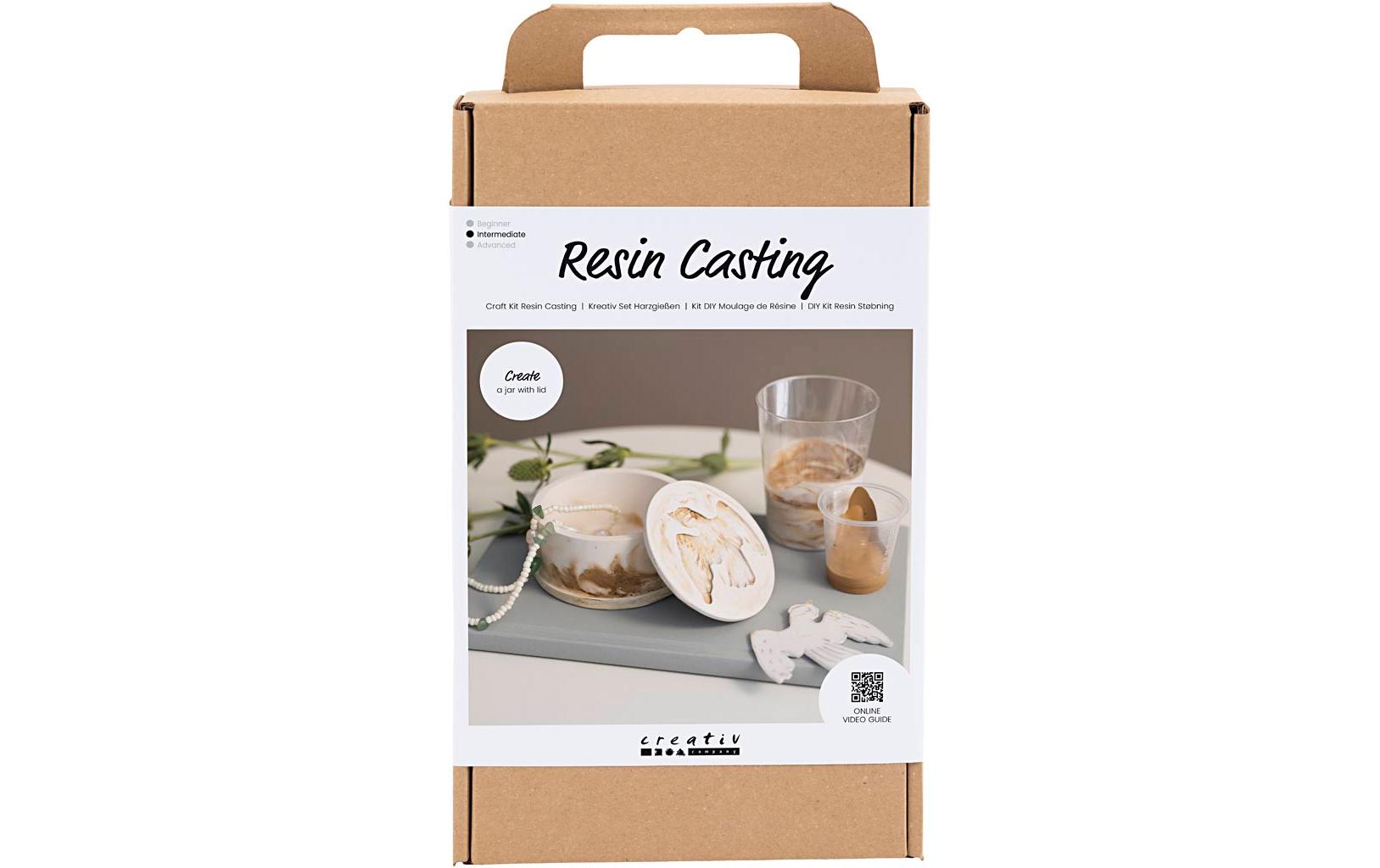 Creativ Company Giessharz mit Vorratsdose Beige