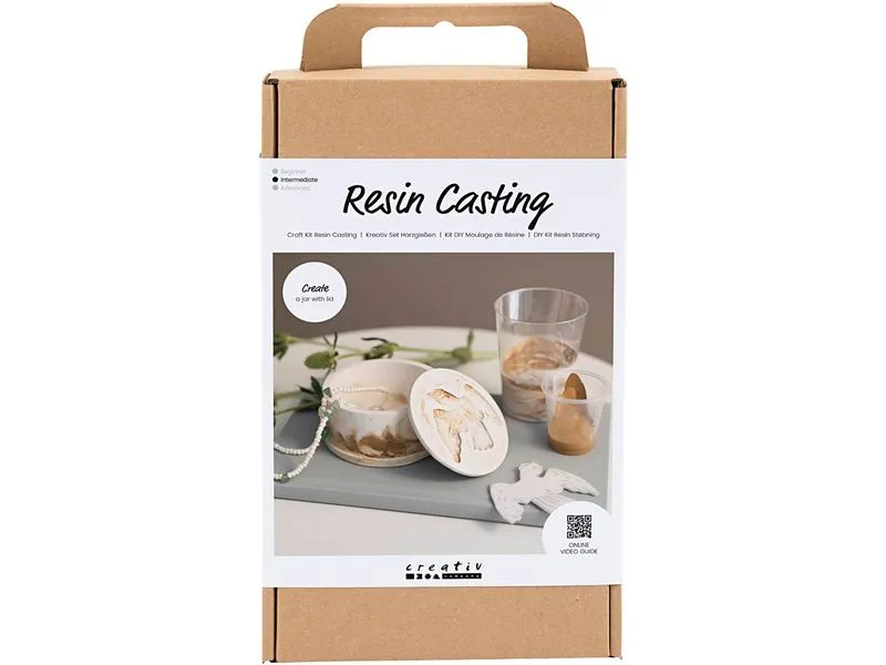 Creativ Company Giessharz mit Vorratsdose Beige Creativ Company Giessharz mit Vorratsdose Beige