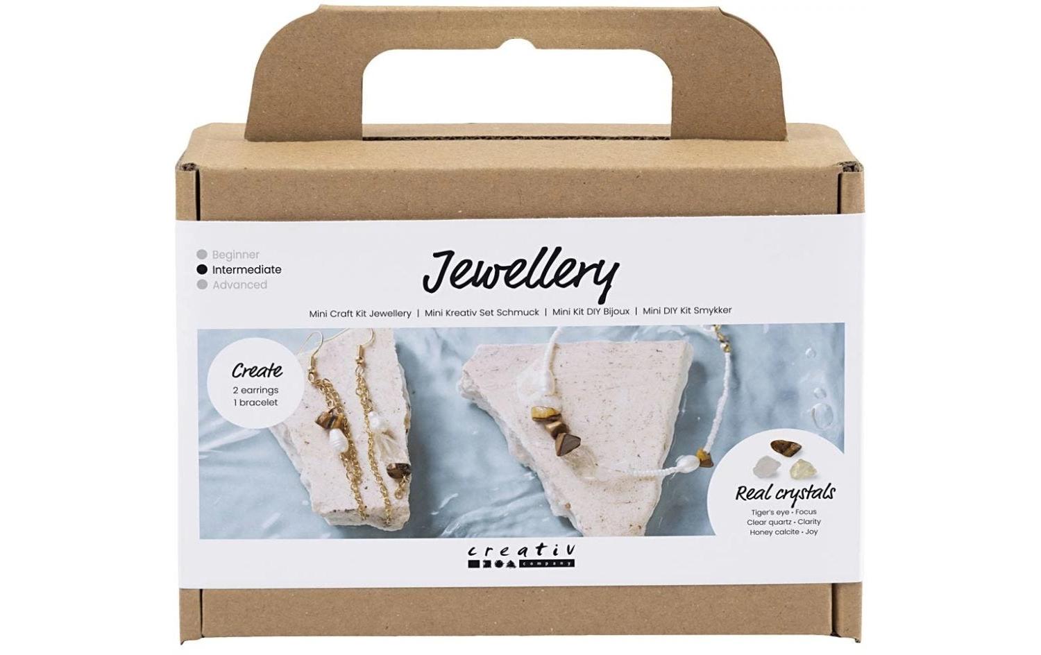 Creativ Company Schmuck Bastelset Halskette und Ohrringe aus Kristallen Creativ Company Schmuck Bastelset Halskette und Ohrringe aus Kristallen