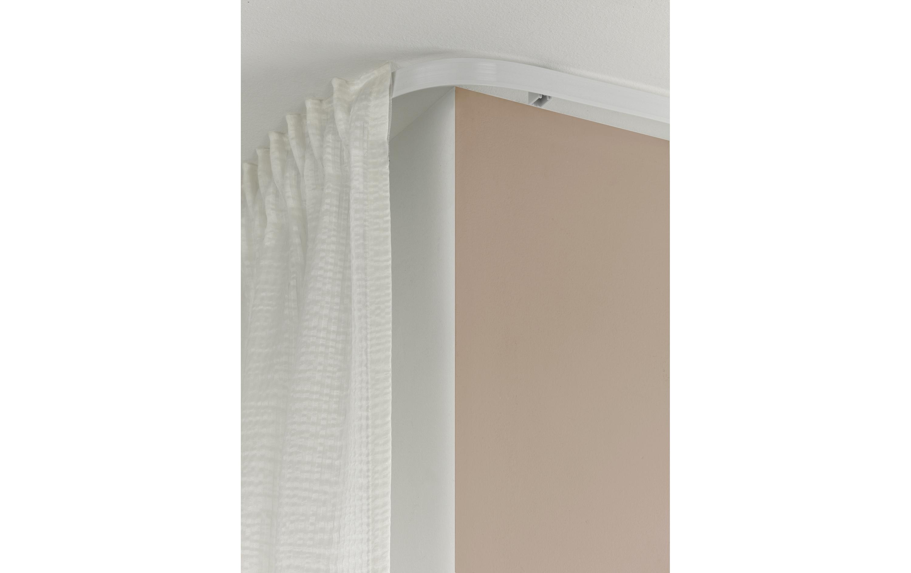 Gardinia Vorhangschiene Flexline, 350 cm, kürzbar Weiss