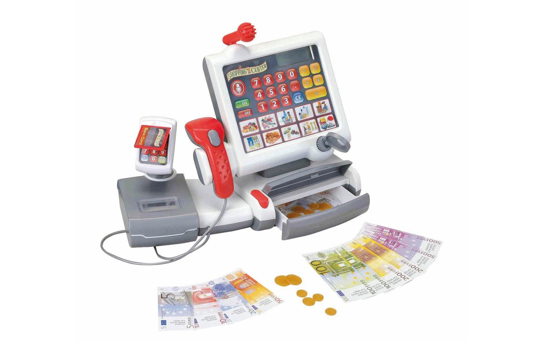 Klein-Toys Kaufladen Kassenstation mit Folientastatur