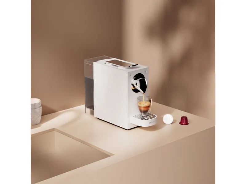 Delizio Kapselmaschine Una Automatic Weiss Delizio Kapselmaschine Una Automatic Weiss