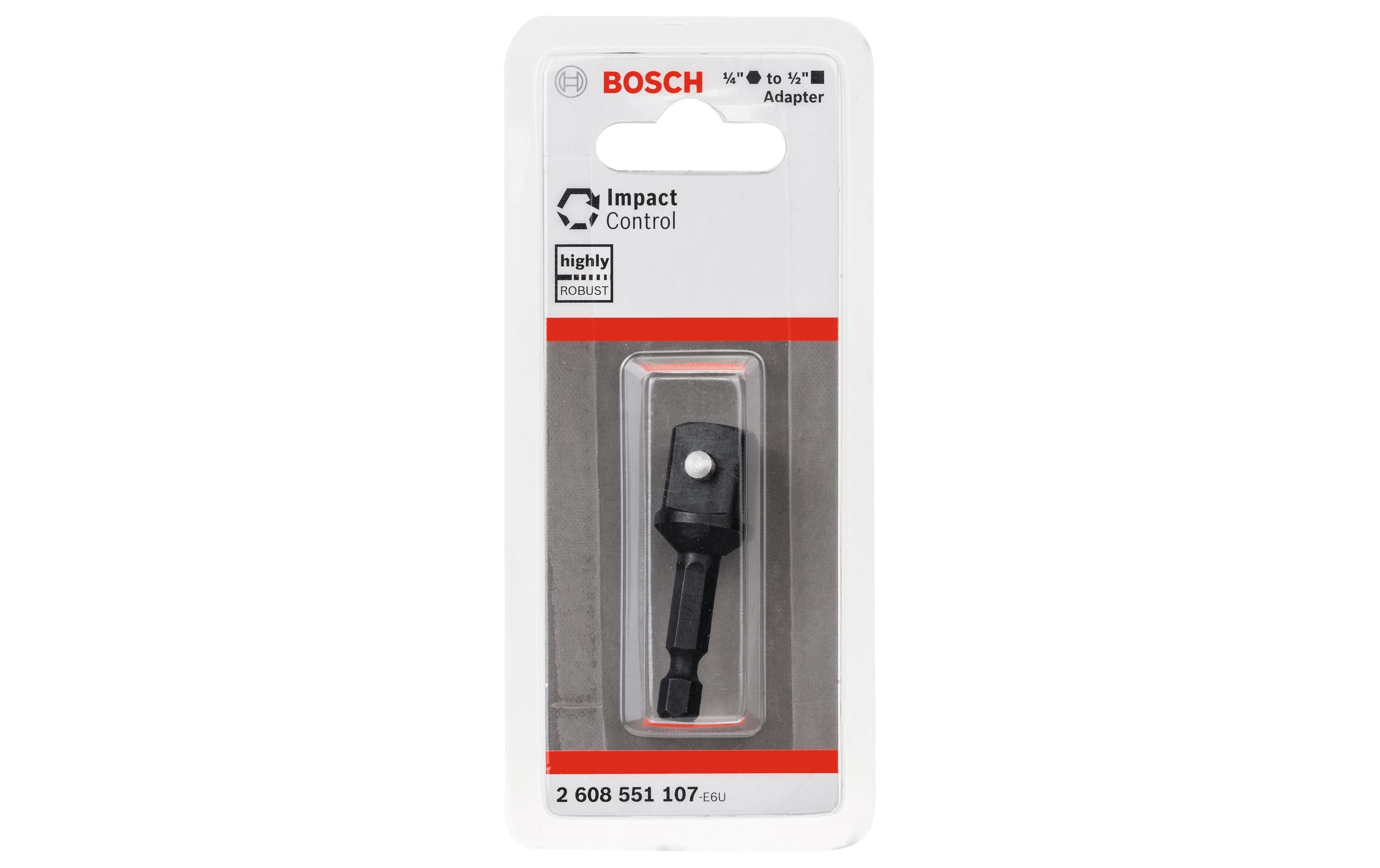 Bosch Professional Adapter für Steckschlüsseleinsätze 1/2, 50 mm Bosch Professional Adapter für Steckschlüsseleinsätze 1/2, 50 mm