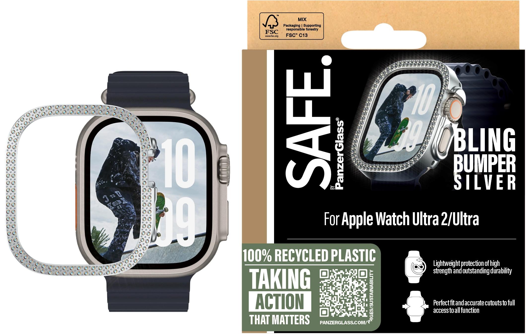 SAFE. Displayschutz Bling Bumper Silver 46 mm SAFE. Displayschutz Bling Bumper Silver 46 mm