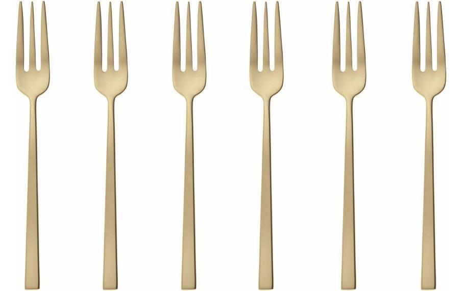 Sambonet Kuchengabel Rock 1 Stück, Champagner