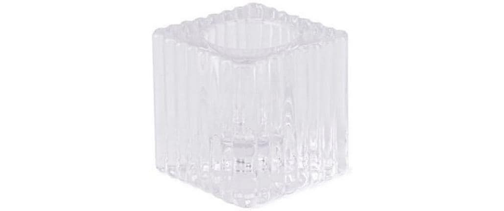 Pajoma Kerzenhalter Welle 1 Stück, Transparent