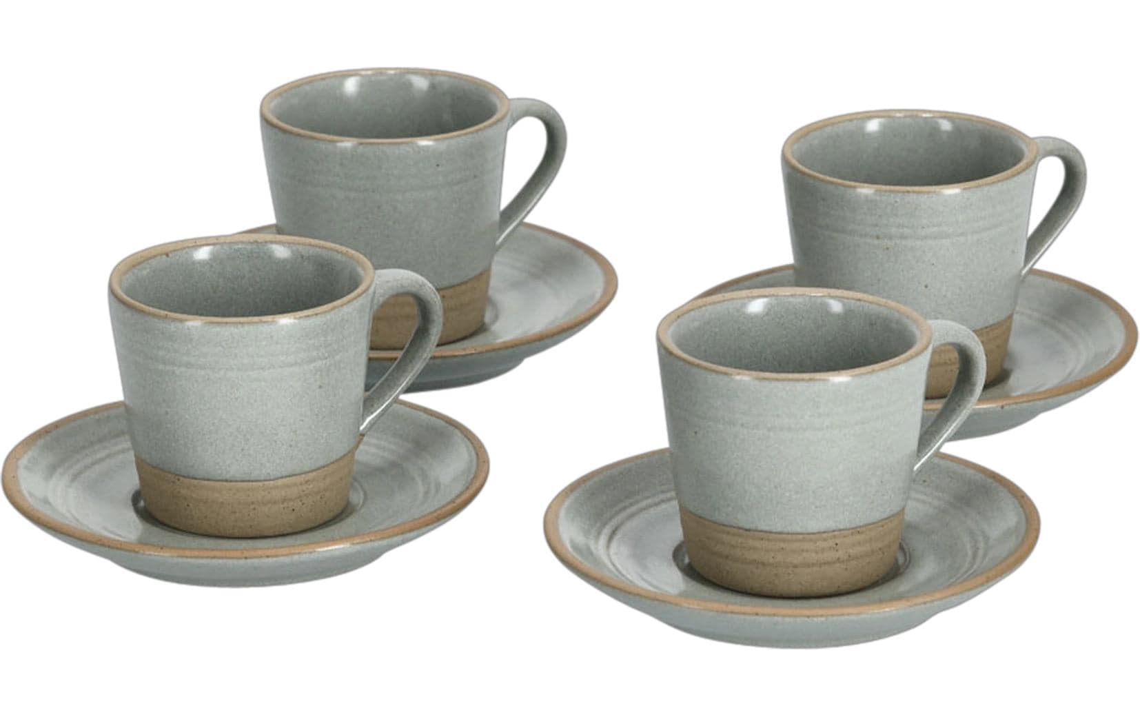 Zeller Present Espressotasse 60 ml, 4 Stück, Grün