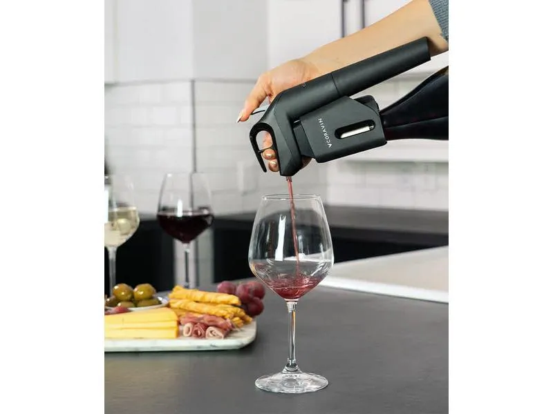 Coravin Weinausgiesser Timeless Three + 1 Stück, Schwarz