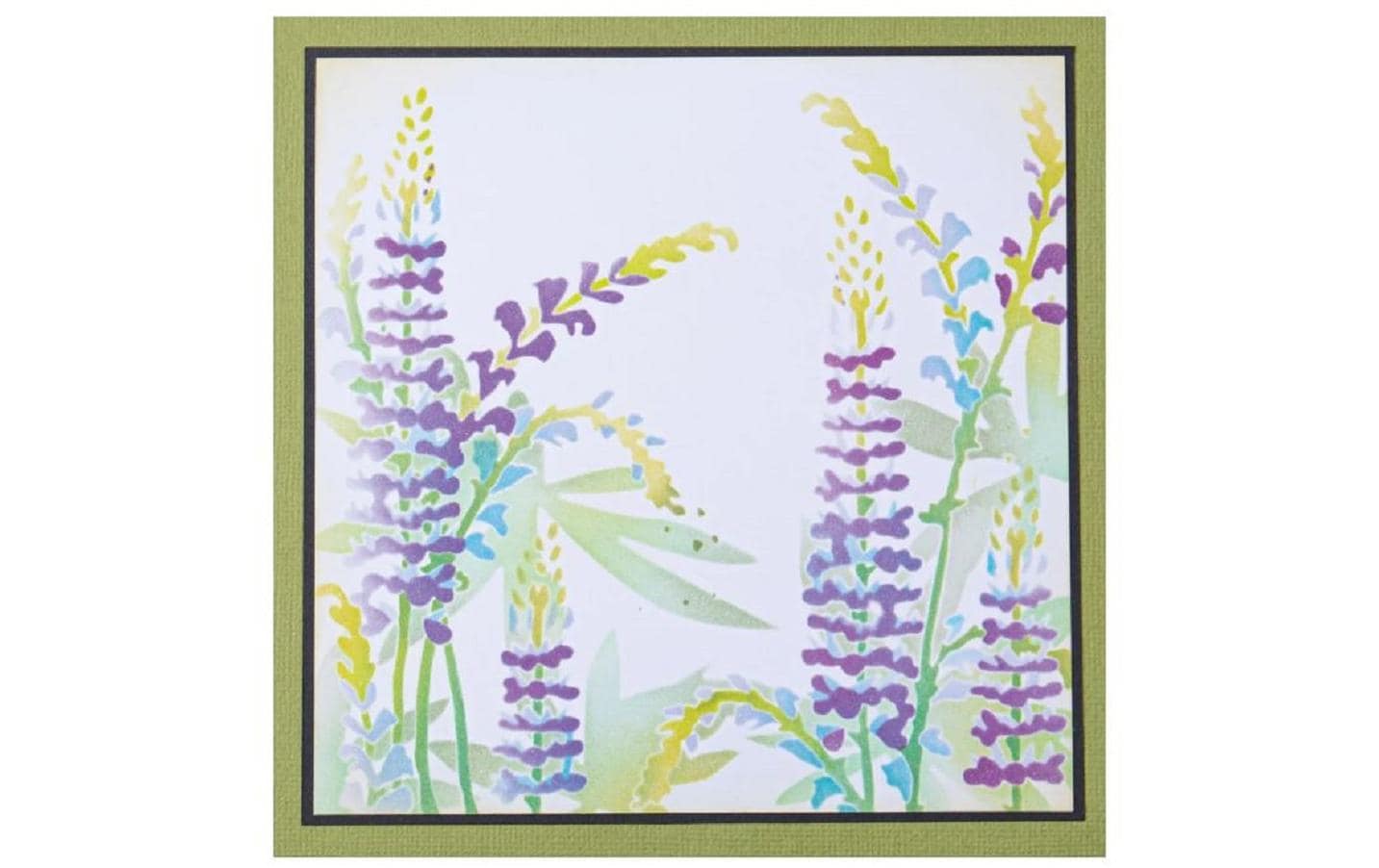 Sizzix Stempel Set Schablone Wildblumen 4er-Pack