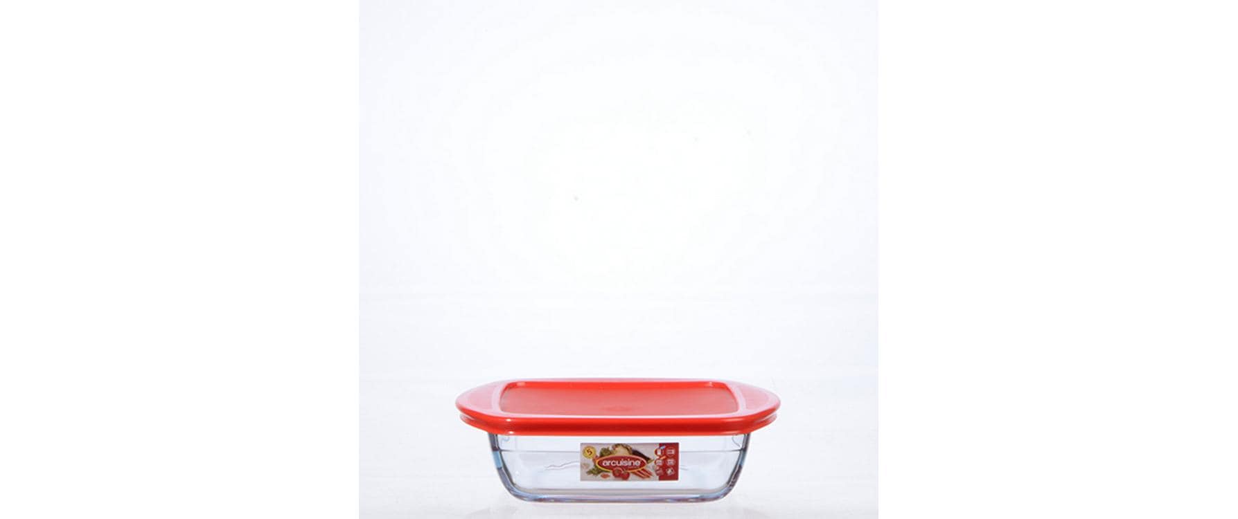 International Cookware Auflaufform 20 x 17 cm Eckig, Transparent