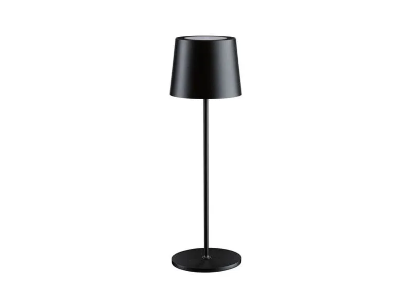 Paulmann Akkuleuchte Gilo IP44, Schwarz matt