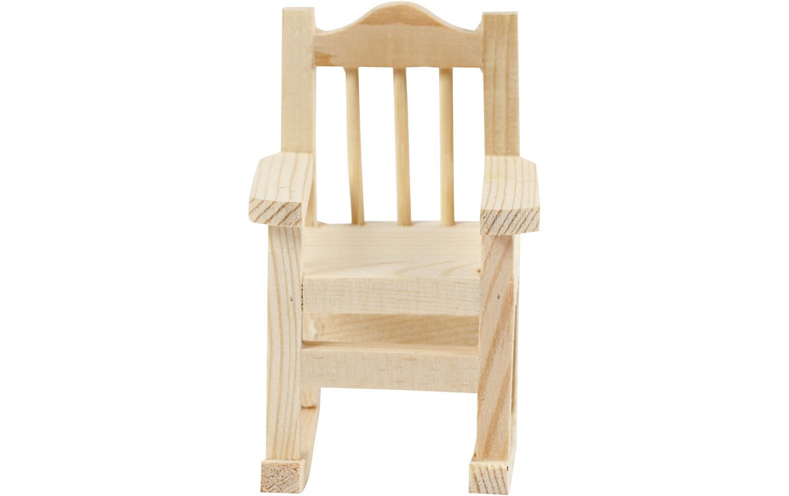 Creativ Company Mini-Möbel Schaukelstuhl 8.8 x 5.5 x 6.7 cm