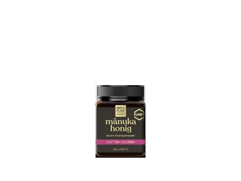 100% Pure New Zealand Honey MGO 512+ Manuka Honig UMF 15+ 250 g