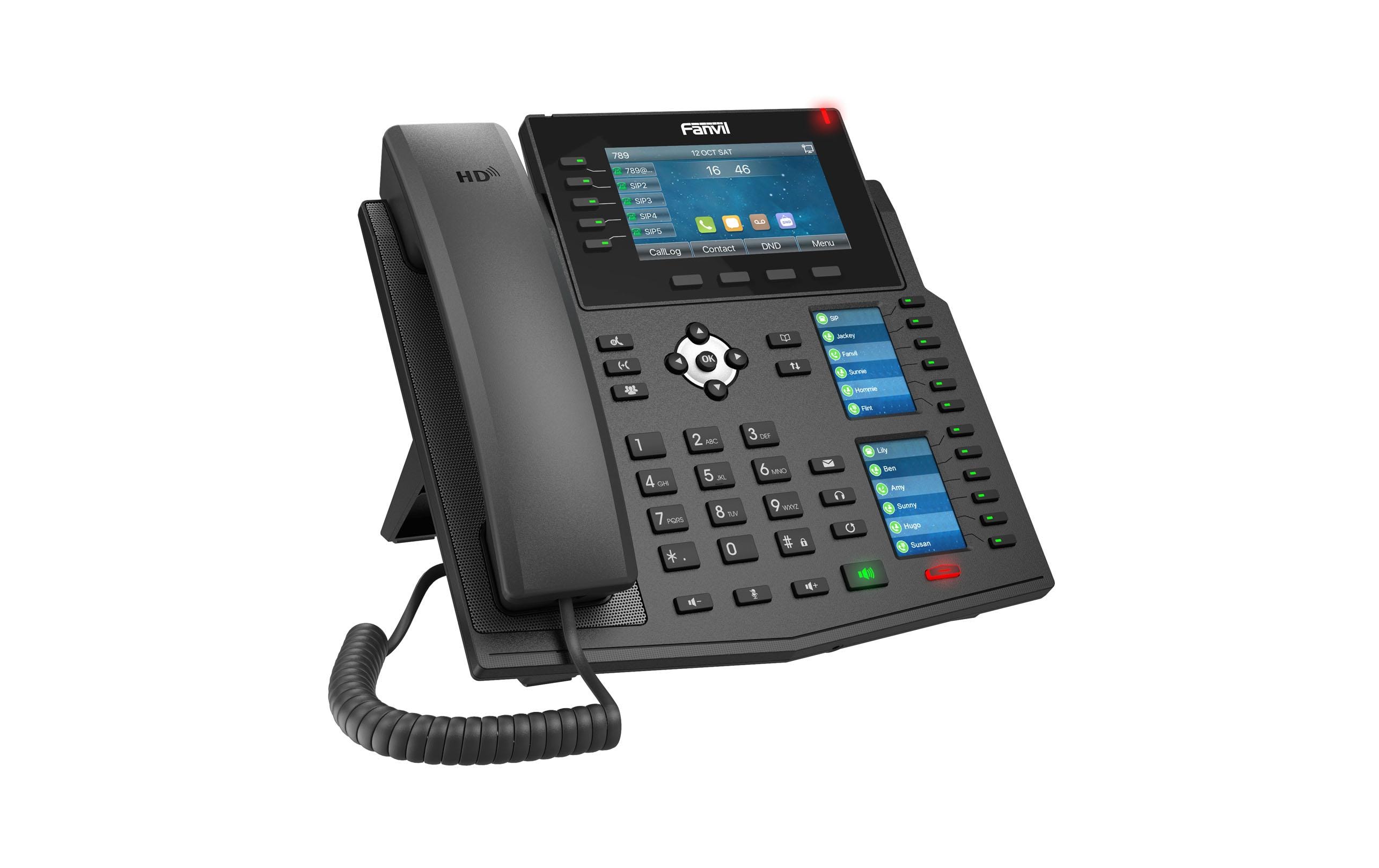 Fanvil Tischtelefon X6U V2 Schwarz Fanvil Tischtelefon X6U V2 Schwarz