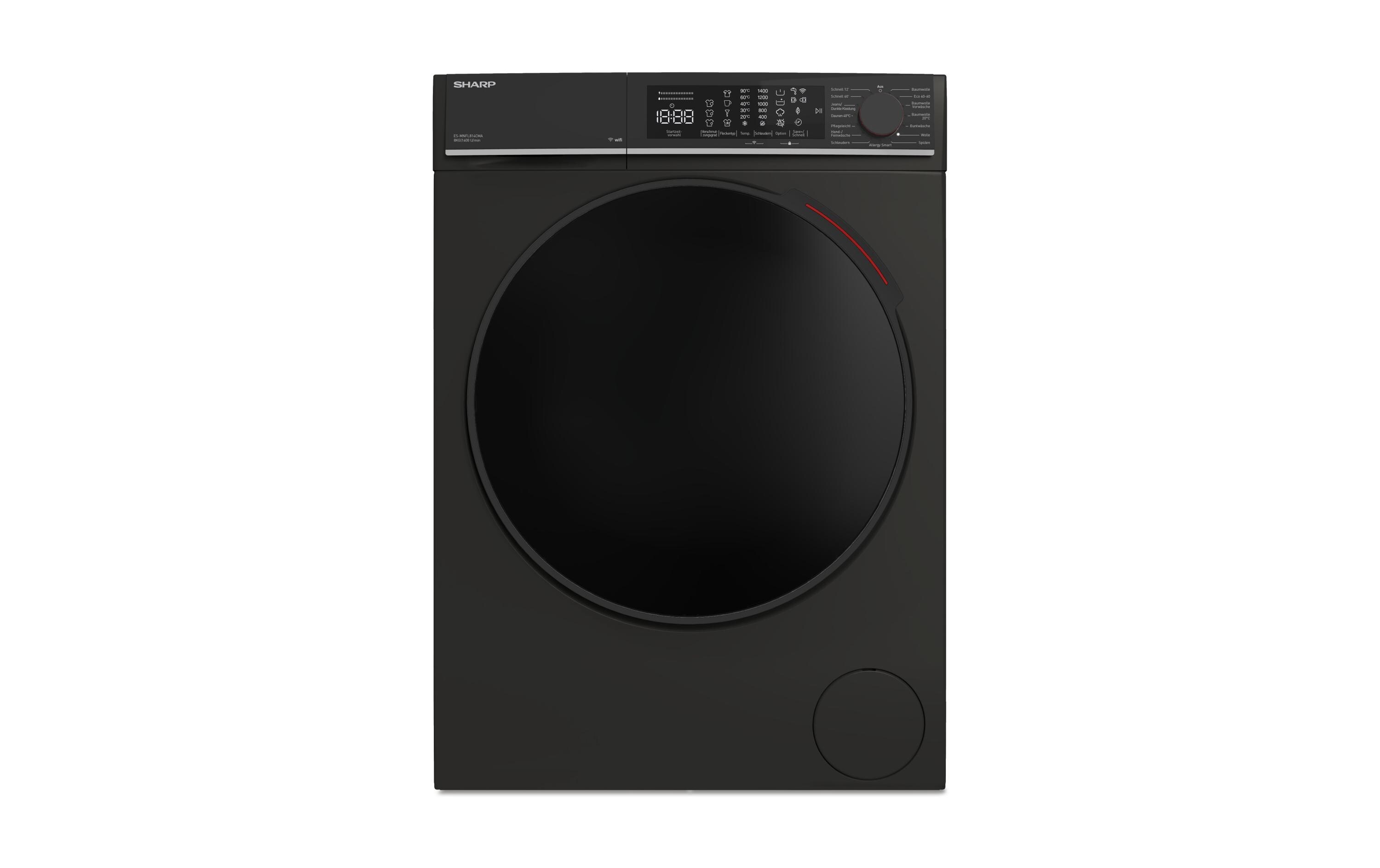 Sharp Waschmaschine ES-MNFL814 cmA-CH Links Sharp Waschmaschine ES-MNFL814 cmA-CH Links