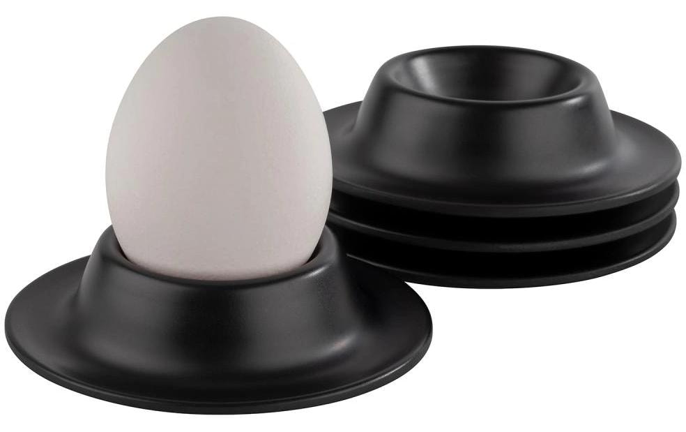 APS Eierbecher Eggy 4er-Set, Schwarz