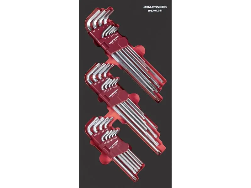 Kraftwerk Winkelstifschlüssel-Set Pro Line EVA3 28-teilig Kraftwerk Winkelstifschlüssel-Set Pro Line EVA3 28-teilig
