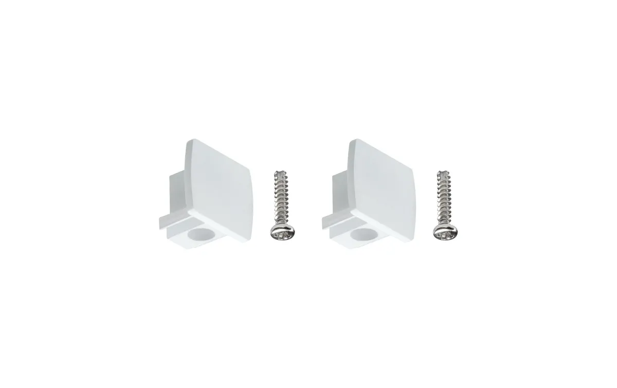 Paulmann Endkappe URail Universal, Weiss, 2er