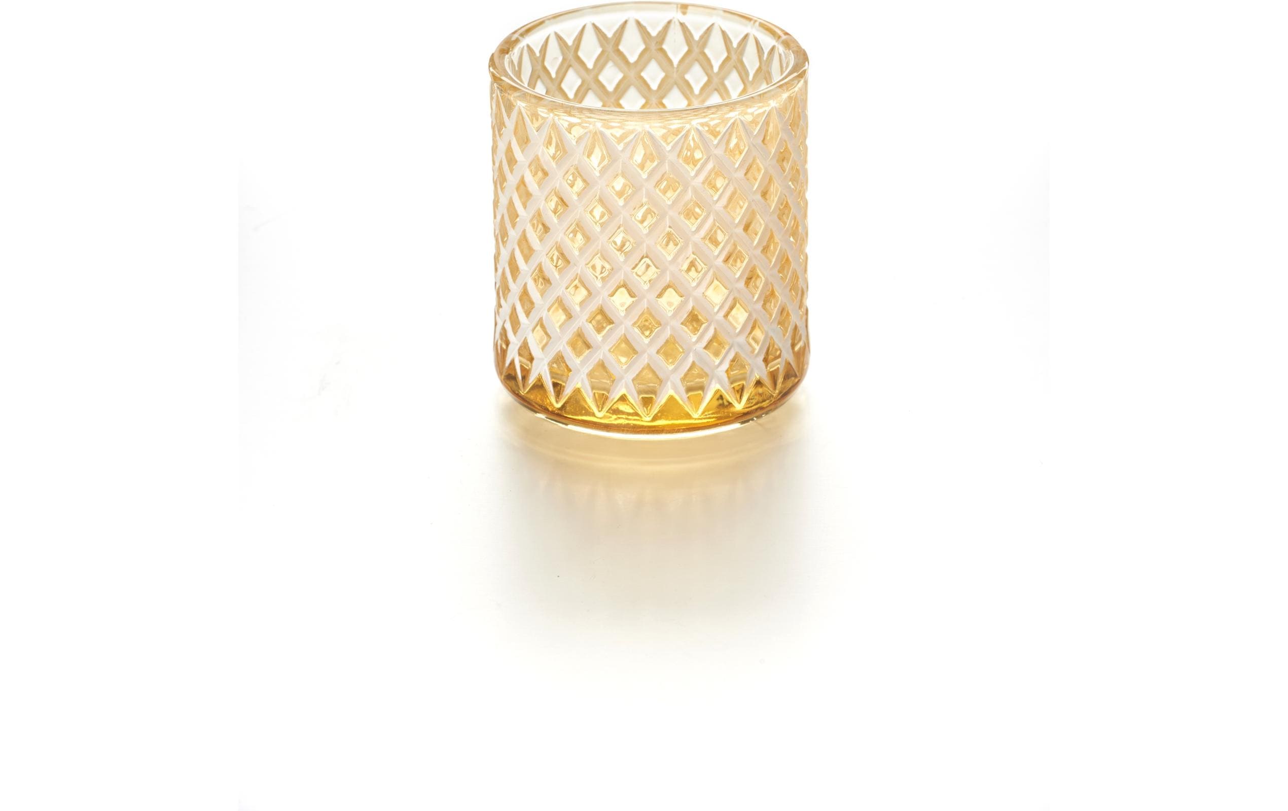 balthasar Windlicht Crystal 7.8 cm, Orange