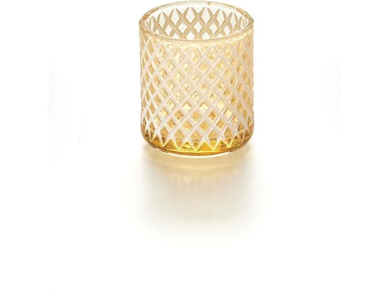 balthasar Windlicht Crystal 7.8 cm, Orange balthasar Windlicht Crystal 7.8 cm, Orange