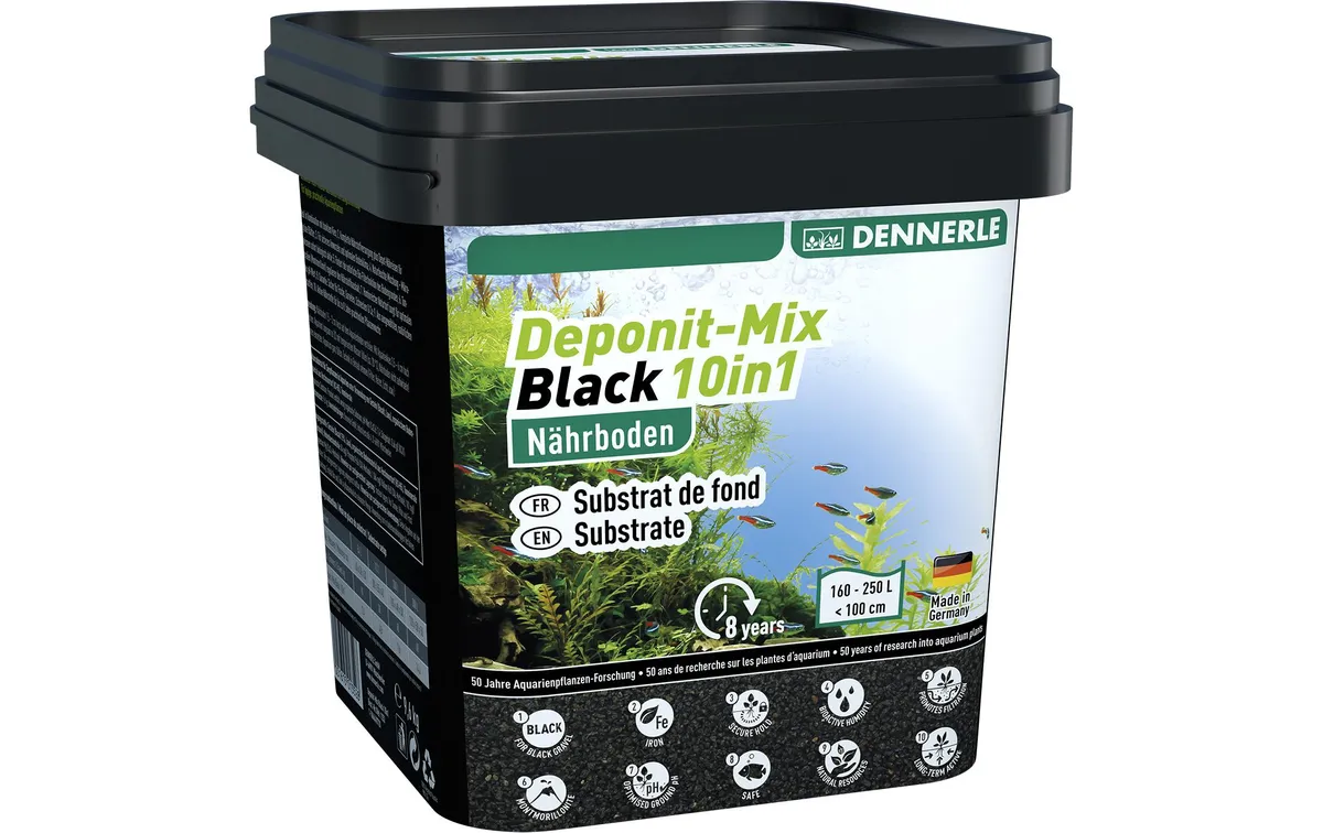Dennerle Nährboden Deponit-Mix Black 10 in 1, 9.6 kg Dennerle Nährboden Deponit-Mix Black 10 in 1, 9.6 kg