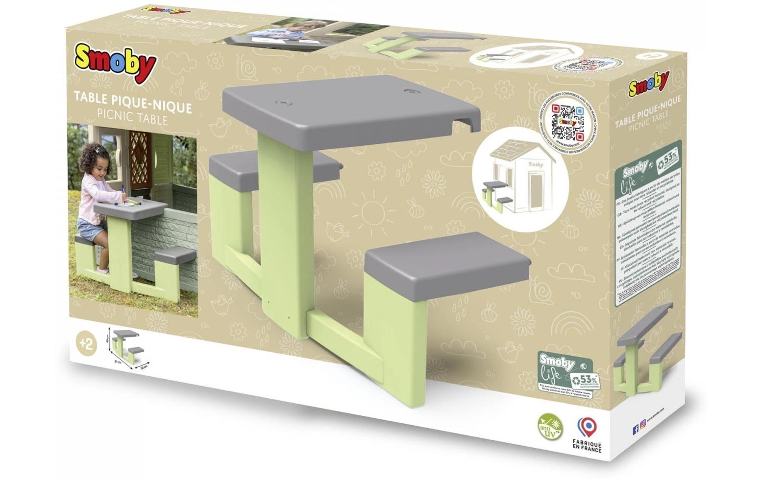 Smoby Zubehör Spielhaus Life Picknicktisch