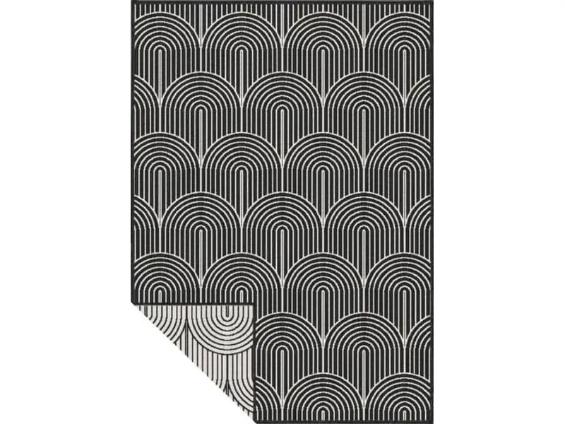 Hanse Home Pangli In- & Outdoor Teppich 120 x 170 cm, Schwarz Hanse Home Pangli In- & Outdoor Teppich 120 x 170 cm, Schwarz