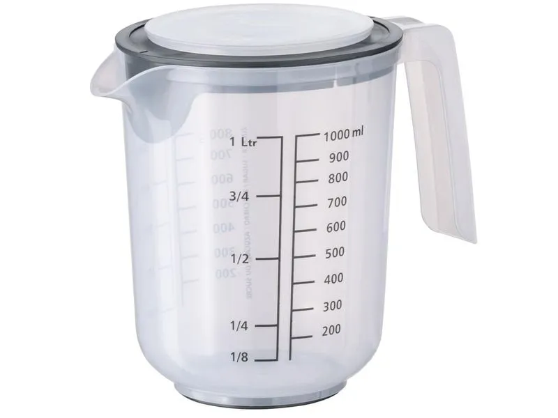 APS Rührbecher mit Deckel MIXUP 1 l, Transparent APS Rührbecher mit Deckel MIXUP 1 l, Transparent