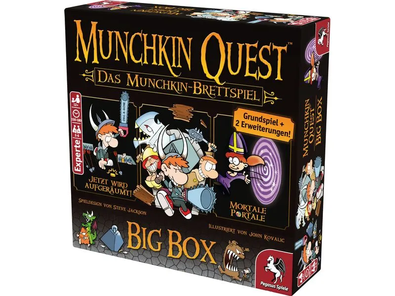 Pegasus Spiele Expertenspiel Munchkin Quest Big Box -DE- Pegasus Spiele Expertenspiel Munchkin Quest Big Box -DE-